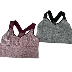 Lot of 2 Pink Sports Bra Size S